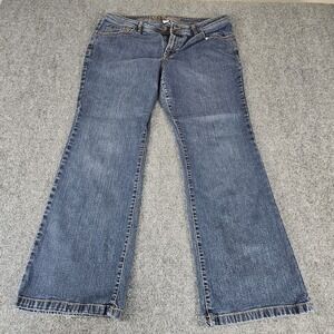 Ciao Premium Women's Jeans 16P Blue Flare Wide Leg Stretch Denim